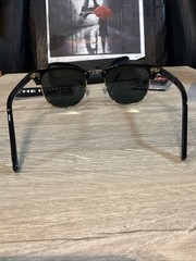 RayBan RB3016 Clubmaster W0365A Black/Gold / Grey Lens 51 mm