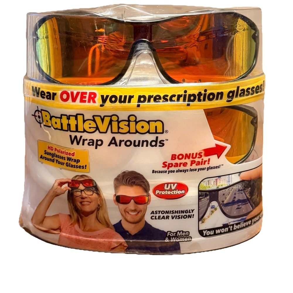 Battle Vision Wrap Around Sunglasses – 2PK