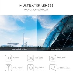 Round Frame Polarized Sunglasses Rotate Adjustable Photochromic Vintage Glasses