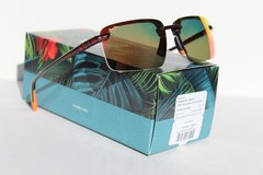 MAUI JIM Laulima POLARIZED Sunglasses RM626-10 Shiny Red Havana/Lava Hawaii NEW