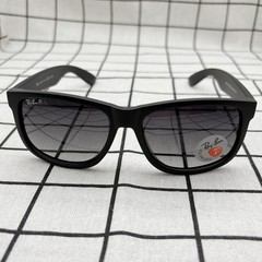 Men’s Sunglasses RB4165 622/T3 55mm Ray-Ban Justin Rubber Black Grey Gradient