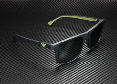 EMPORIO ARMANI EA4129 504287 Matte Black Grey 56 mm Men’s Sunglasses
