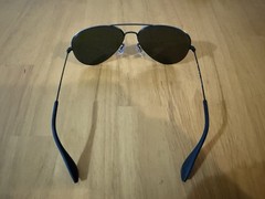 Ray-Ban ORB3558 002/58 Aviator Classic Black Sunglasses DARK GREEN