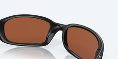 Costa Del Mar Brine Matte Black/Green Mirror 580G POLARIZED 59 mm Sunglasses