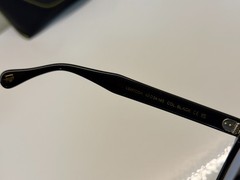 Moscot Lemtosh Black with Custom Made Tints Celebrity Blue Sunglasses 46mm