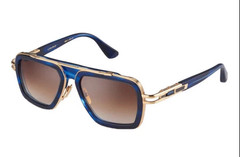 DITA LXN-EVO DTS403-A-03 Blue Swirl Gold Brown Gradient Sunglasses – Authentic