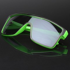 DG Eyewear Oversized Square Men’s Women’s Flat Top Sunglasses Shield Style Lens