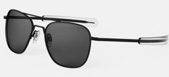OCCHIALE DA SOLE / SUNGLASSES RANDOLPH AF115 58MM MATTE BLACK BAYONET GRAY
