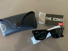 Ray-Ban ORB2140 Wayfarer Havana Bio-Acetate Frame With Green Lenses 50-22