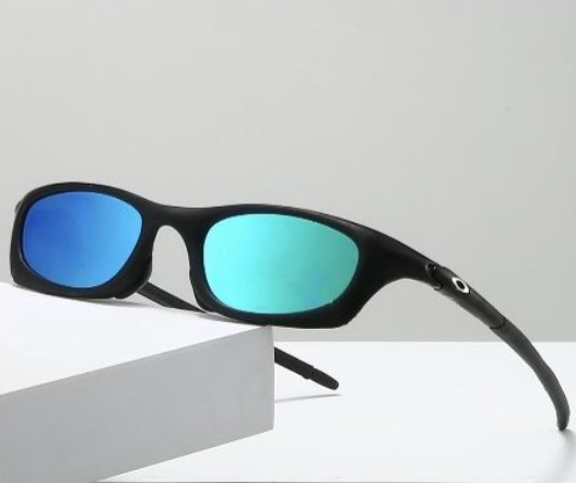 Oakley Prizm Sapphire Jade Dual Iridium Lenses & Matte Sand Black Frames