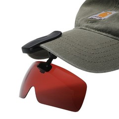Polarized Adjustable Clip On Cap Sunglasses For Fishing Outdoor UV Block Glasses
