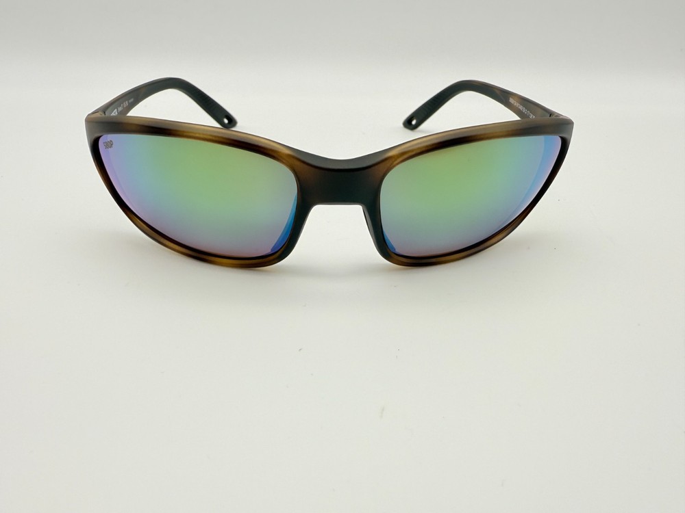 NEW Costa Del Mar BRINE II Polarized Sunglasses Matte Tortoise/Green Mirror 580P