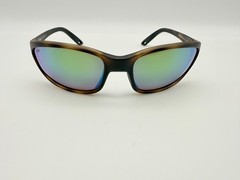 NEW Costa Del Mar BRINE II Polarized Sunglasses Matte Tortoise/Green Mirror 580P