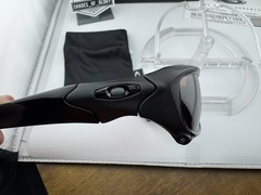 OAKLEY PIT BOSS POLISHED BLACK GUNMETAL VR28 IRIDIUM POLARIZED SUNGLASSES 03-304