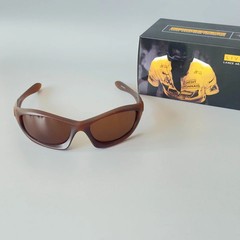 Oakley 00s Monster Dog Vintage Polarized Sunglasses Matte Brown Frames