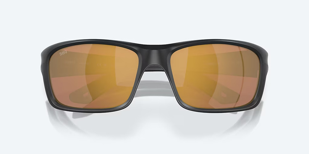 Authentic COSTA DEL MAR Sunglasses Jose Pro Matte Black Gold Mirror 580G