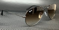 RAY BAN RB3025 004 51 Gunmetal Aviator 58 mm Unisex Sunglasses