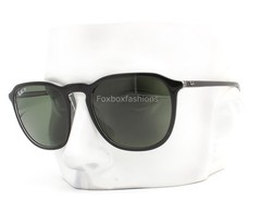 Ray-Ban Sunglasses RB 2203 919/58 Polished Black on Clear Polarized Glass w/case