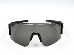 KDEAM KD0803 Polarized Shield Sunglasses, Rimless Wrap Black / Gray 133mm #69