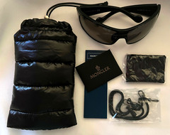 Authentic MONCLER ML0138-P 01A Black Men’s Sunglasses – 135 MM – NEW (9-4)