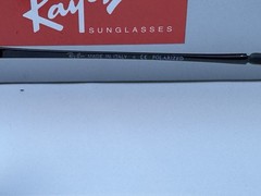 NEW Ray-Ban RB4187 601/T3 CHRIS Polish Black Polarized Grad Grey Sunglasses 54mm