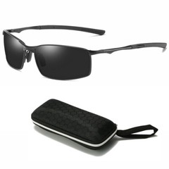 2× Photochromic polarized sunglasses UV400 drive fishing night vision sunglasses