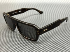 RAY BAN RB4454 1359B1 Havana Grey Unisex 56 mm Sunglasses