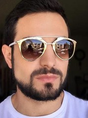 NEW Large Aviator Mirror So Reflected Famous Hipster Glasses Sunglasses 10096 IT