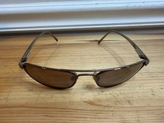 Maui Jim Sunglasses, Duke MJ-180-23 Gloss Copper, Metal, Made in Japan READ