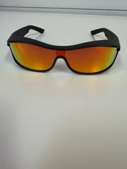 Battle Vision Z22-1222 Sunglasses Black Polarized Wrap