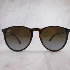 Ray-Ban Erika RB4171 710/T5 Tortoise Polarized Sunglasses Mens 54mm Italy