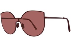 RetroSuperFuture Lenz-Lucia MPV/R SP18 Sunglasses Women’s Red/Pink Shield 136mm