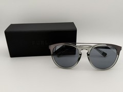 Furla SFU244 Silver Mirrored Sunglasses