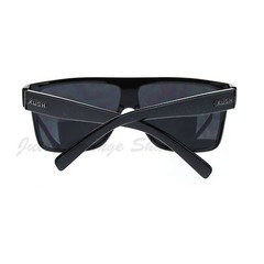 KUSH Men’s Sunglasses Flat Top Square Frame Black Dark Lens