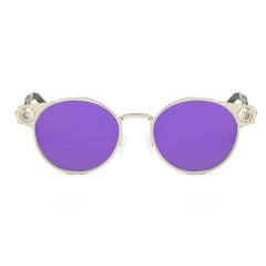 Metal Polarized Sunglasses Futuristic Design for Outdoor Cycling Sports Travel
