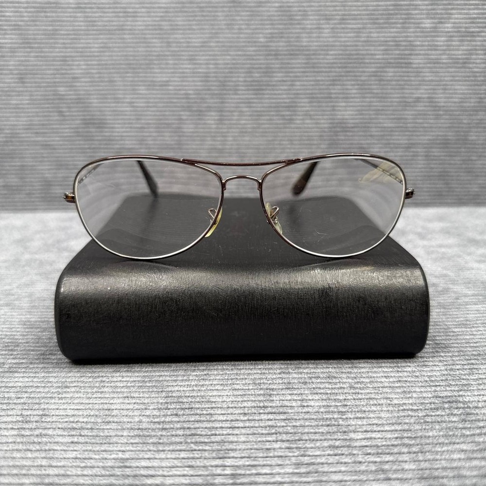 Ray-Ban Cockpit RB 3362 Brown Metal Aviator Sunglasses 59-14 3N Made in China