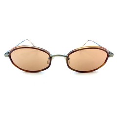 Serengeti 6477 Copper Brown Tortoise Round Oval Sunglasses Brown Lens Japan