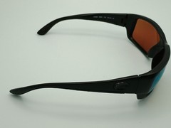 Costa Del Mar Fantail 06S9006 Black Sunglasses Mirror Lenses 59-14-127