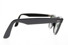VTG B&L RAY-BAN L2009 XSAS SHINY BLACK EBONY G15 WAYFARER MADE IN USA 50/24 MM