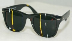 NWT 80’s/90’s TruVintage multi-color splash paint wayfair like style sunglasses