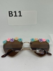 sunglasses floral heart a269-72b