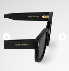 Louis Vuitton Men’s LV Escape Z1496E Black Square Sunglasses 53mm Authentic