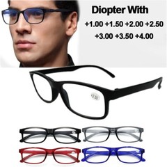 4 Pack Reading Glasses Traditional Full Frames for Men and Women 1.0~4.0