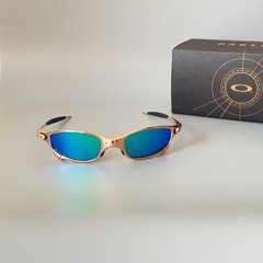 Oakley Juliet 1.0 X-Metal Rose Gold Frame Green Polarized Sunglasses