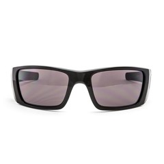 Oakley Fuel Cell Sunglasses OO9096-01 Polished Black Frame Warm Grey Lens