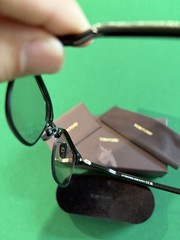 Tom Ford Sunglasses 47mm Black Square Browline Frame Smoke Lens TF1119-D 01A