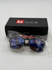 Bolle Boxton 12355 Sunglasses Black Tortoise Rubber/Blue/Red New