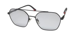 NEW POLICE SPL771 SUNGLASSES METAL & PLASTIC BLACK 0552 GEOMETRIC FULL-RIM