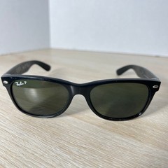 Ray-Ban RB2132 New Wayfarer Sunglasses Polarized Lenses 901/58 55-18 Black READ