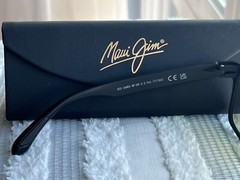 Maui Jim Red Sands MJ 432 2M Black Frame + Hawaii Blue Polarized Lens Sunglasses